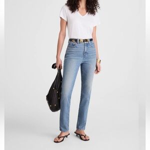 Madewell Perfect Vintage Crop Jean - Knee Rip